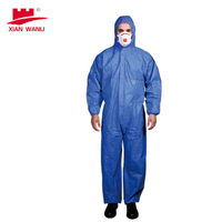 Blue Disposable Safety Coverall Anti-static